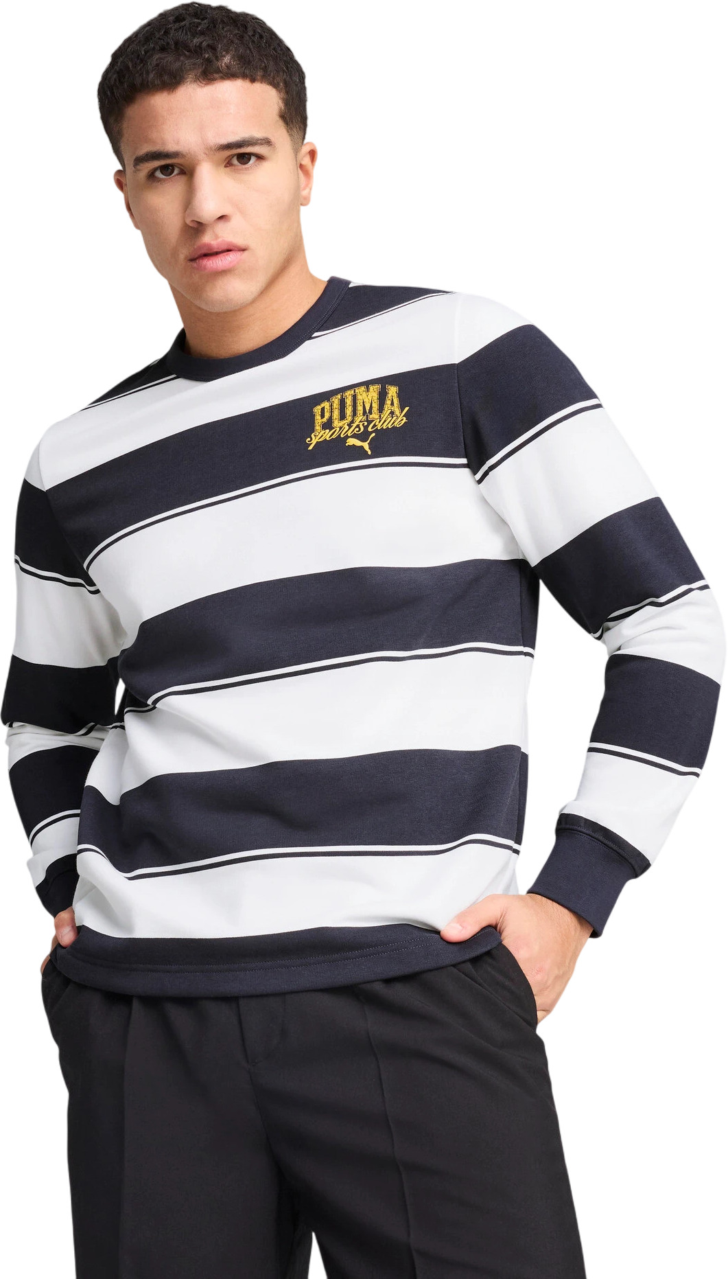 Джемпер Puma Class Striped Aop Crew Tr