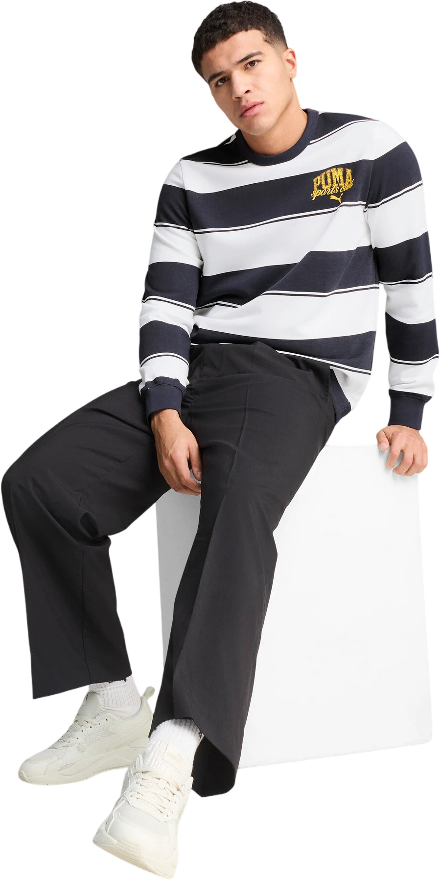 Джемпер Puma Class Striped Aop Crew Tr