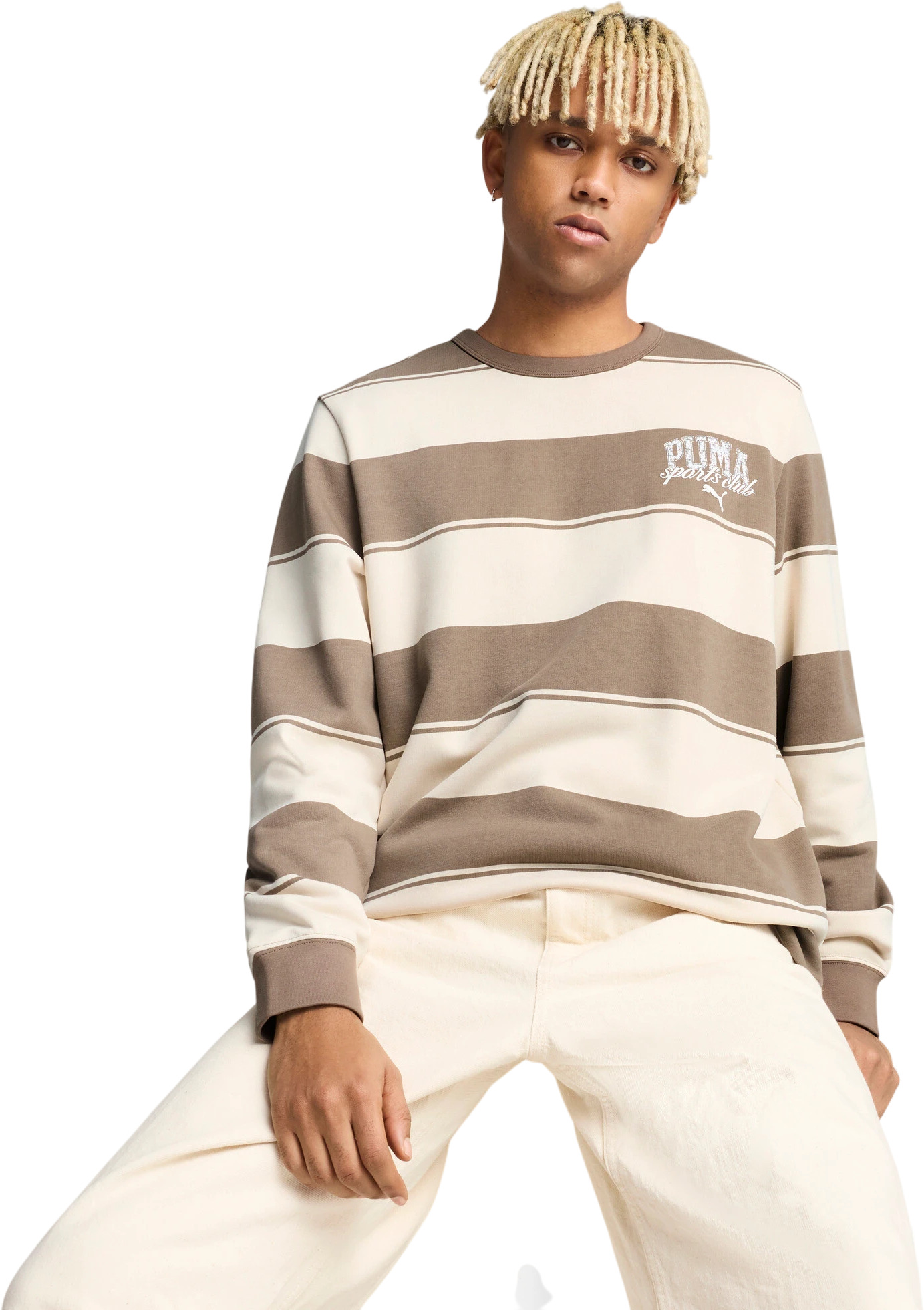 Джемпер Puma Class Striped Aop Crew Tr