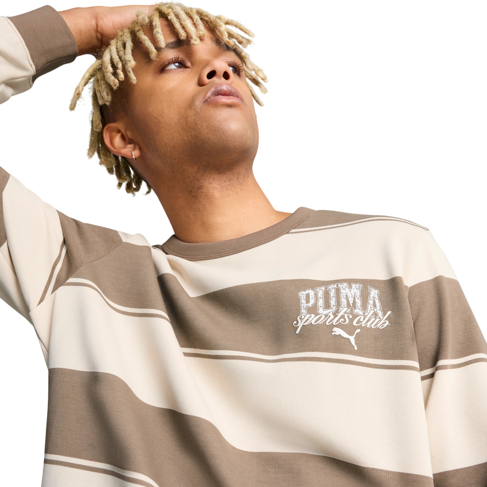 Джемпер Puma Class Striped Aop Crew Tr