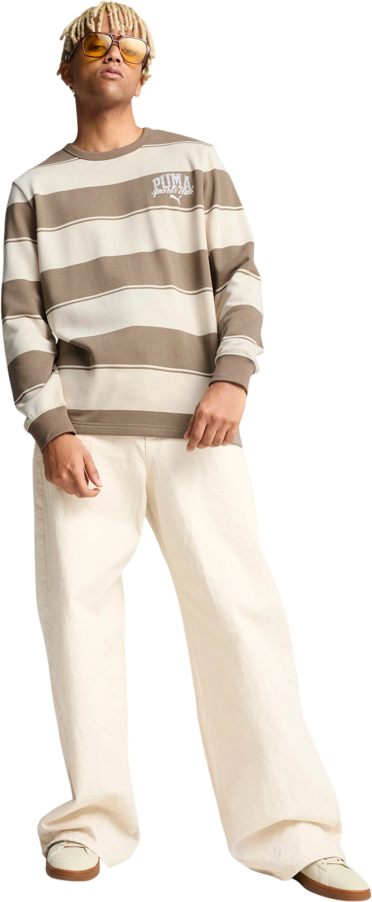 Джемпер Puma Class Striped Aop Crew Tr