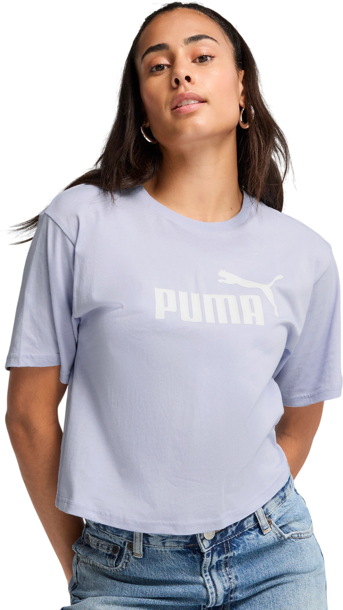 Футболка Puma ESS Cropped No. 1 Logo Relaxed Tee