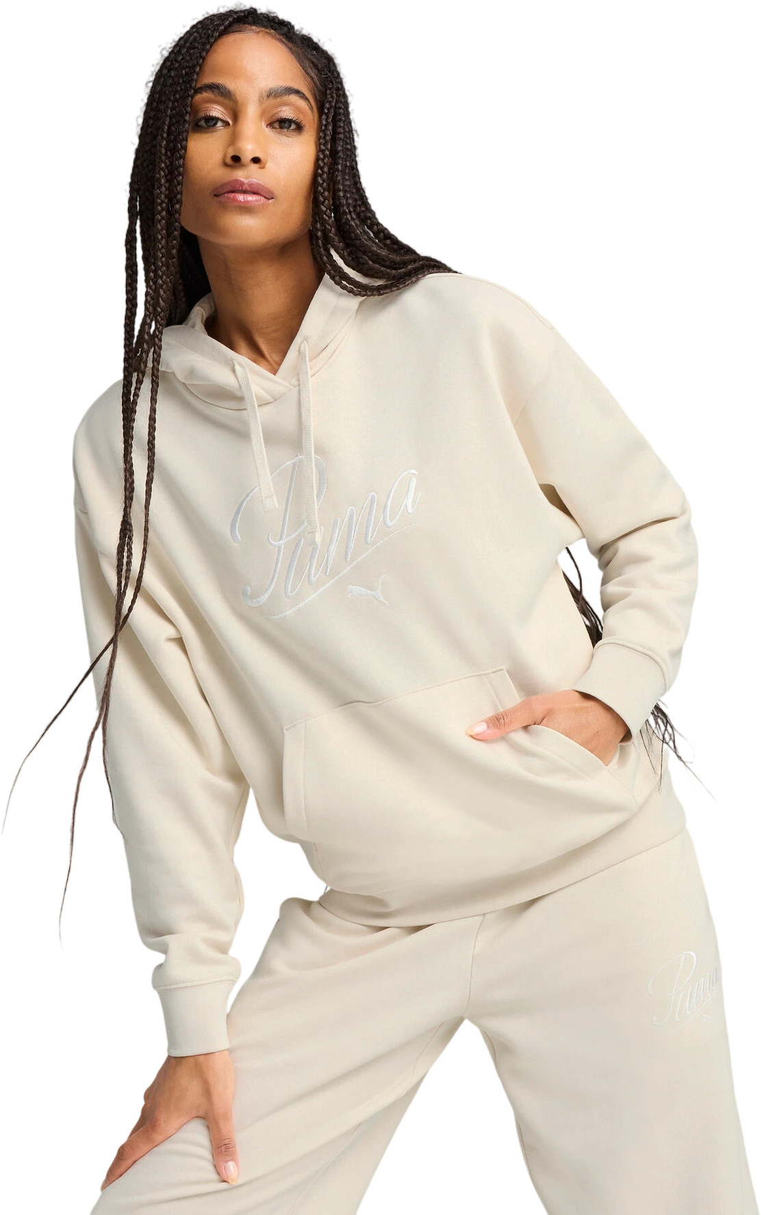 Толстовка Puma ESS SCRIPT Comfort Hoodie TR