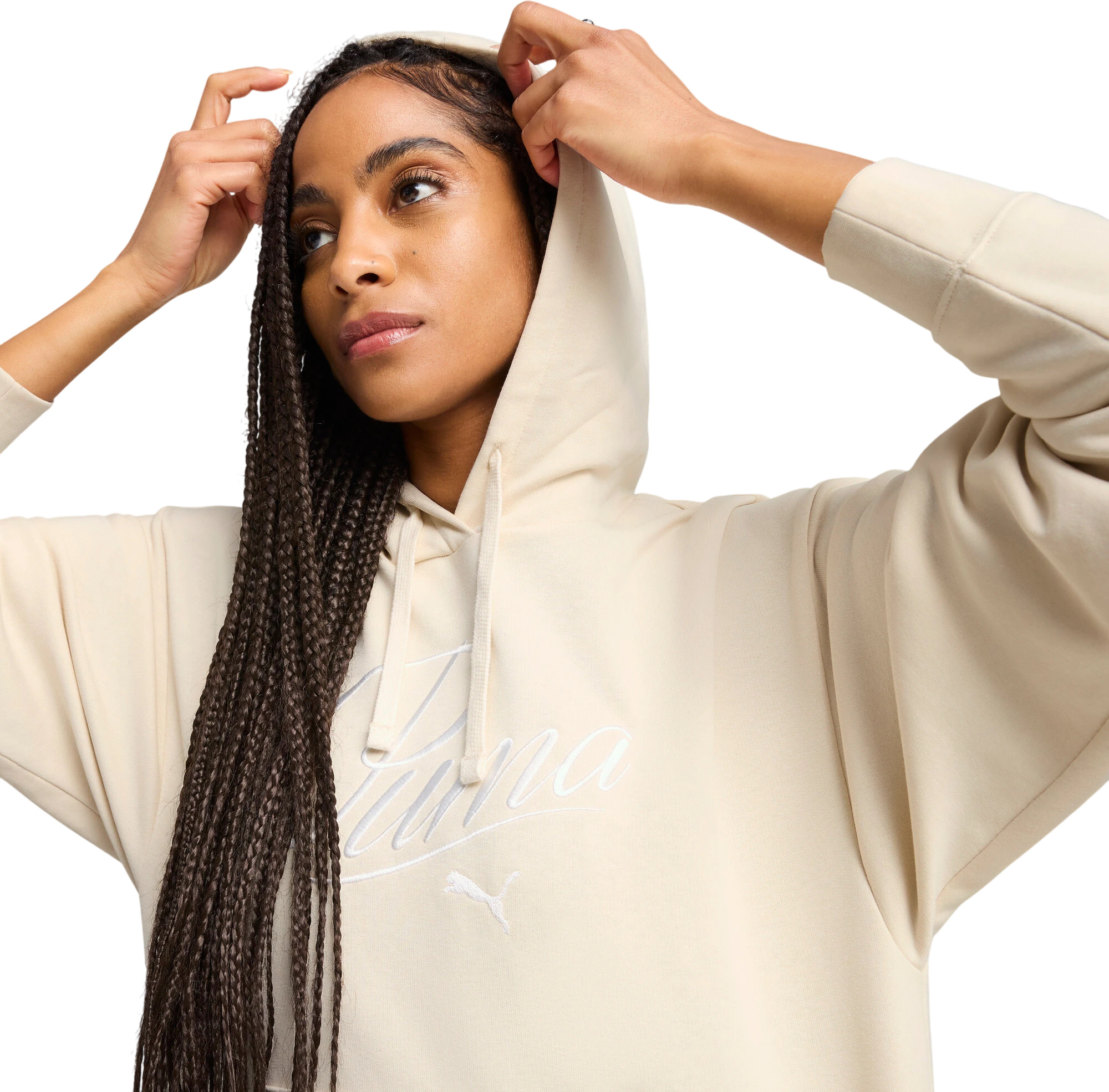 Толстовка Puma ESS SCRIPT Comfort Hoodie TR