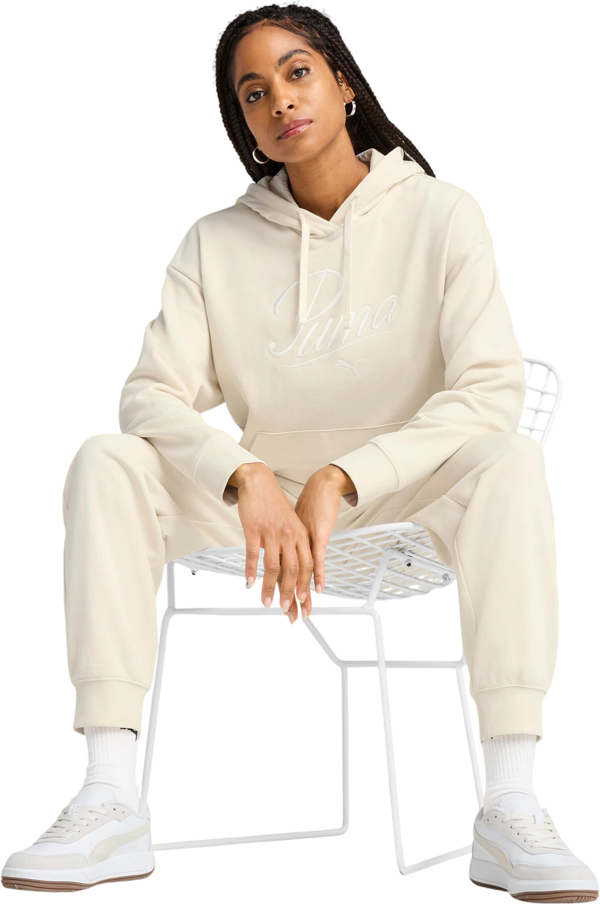 Толстовка Puma ESS SCRIPT Comfort Hoodie TR