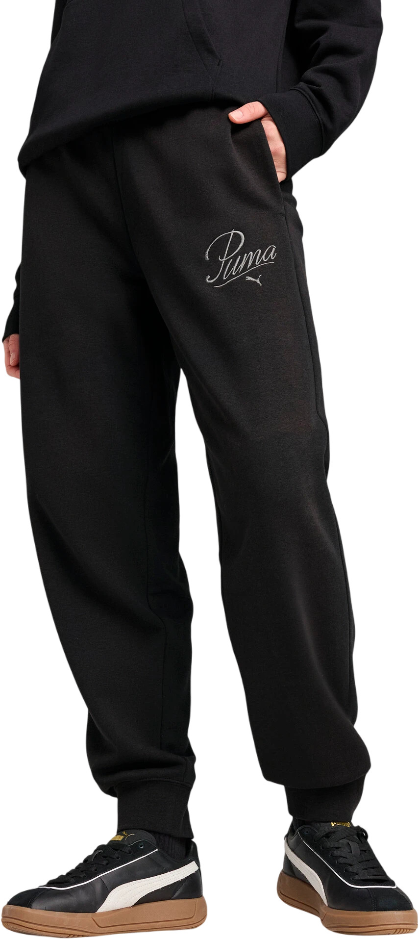 Брюки Puma ESS SCRIPT Comfort Sweatpants TR cl