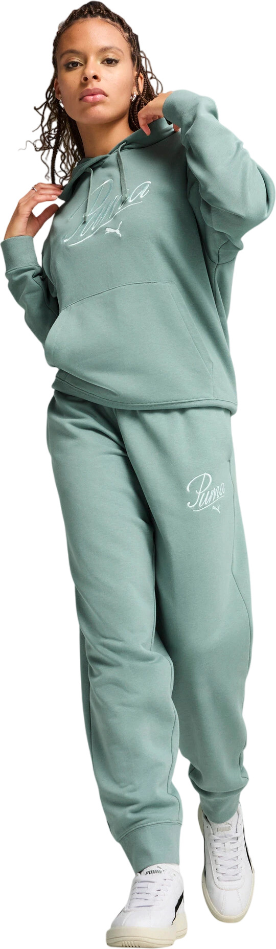 Брюки Puma ESS SCRIPT Comfort Sweatpants TR cl