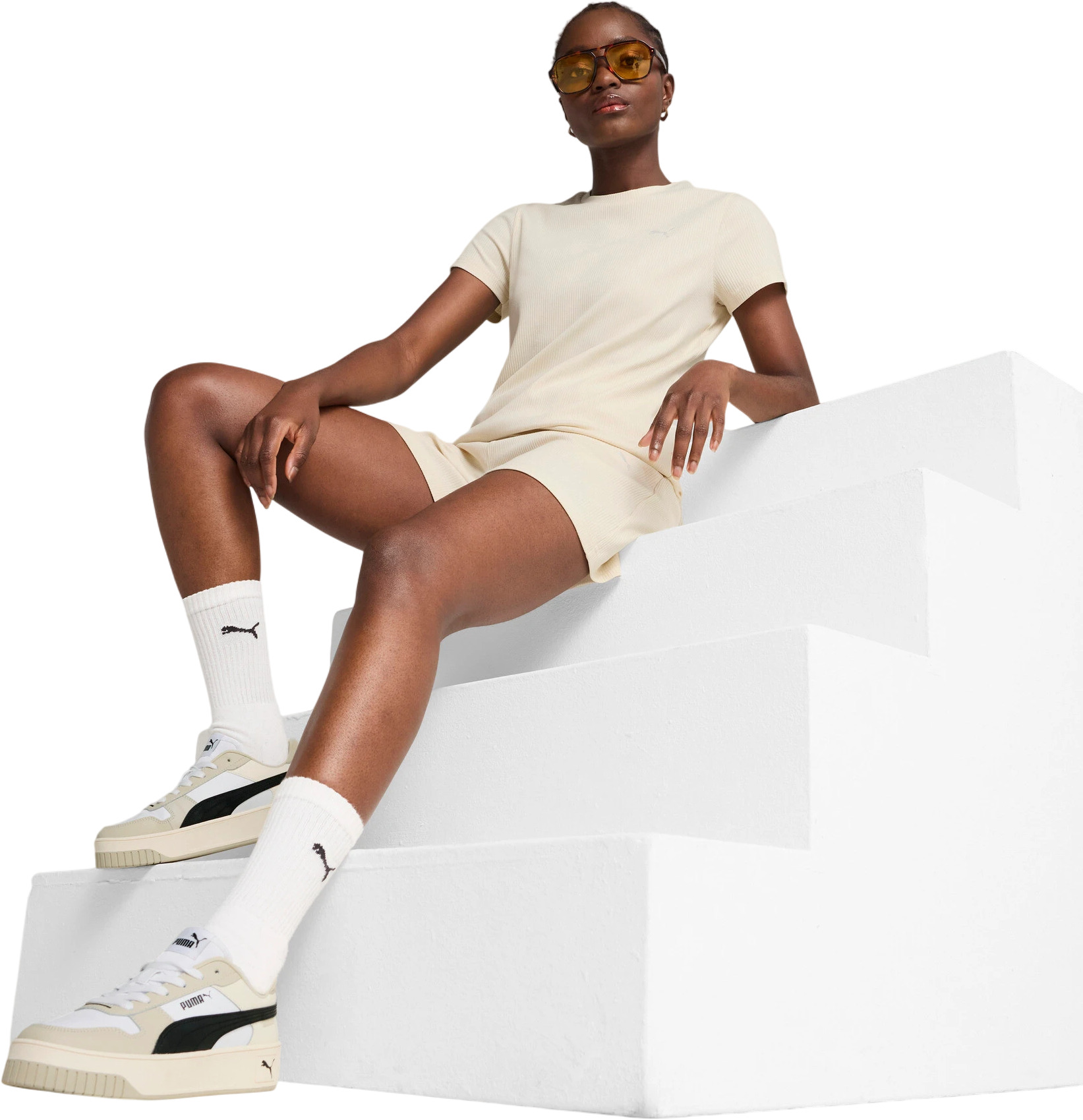 Футболка Puma ESS ELEVATED Rib Tee