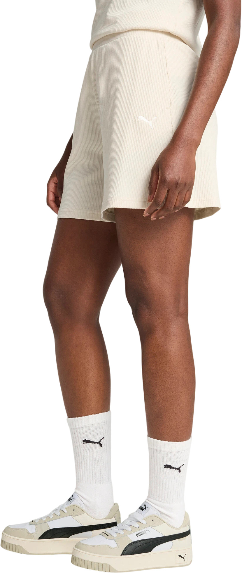 Шорты Puma ESS ELEVATED High-Rise Rib Shorts 5"
