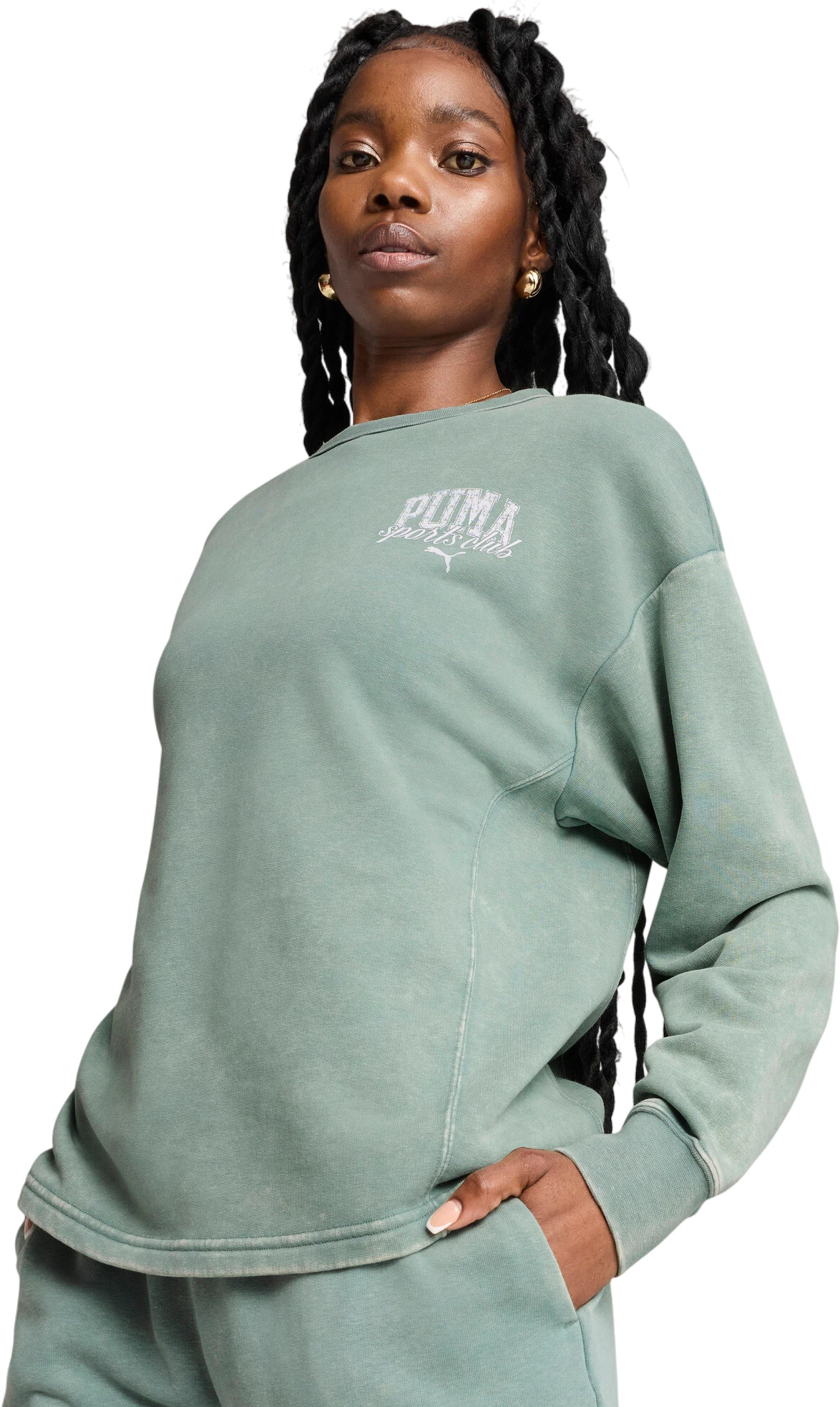 Джемпер Puma Class Comfort Washed Crew Tr