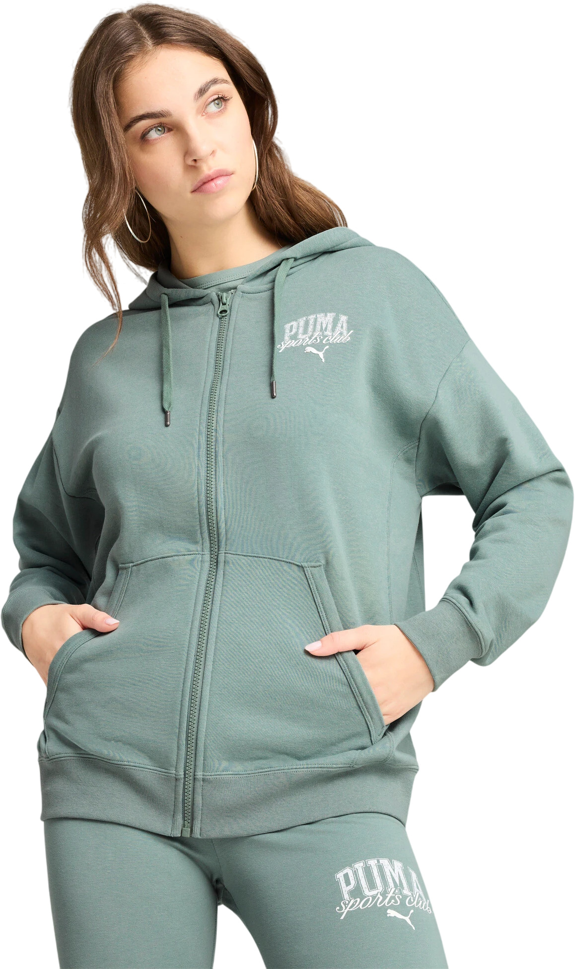 Толстовка Puma Class Relaxed Full-Zip Hoodie Tr