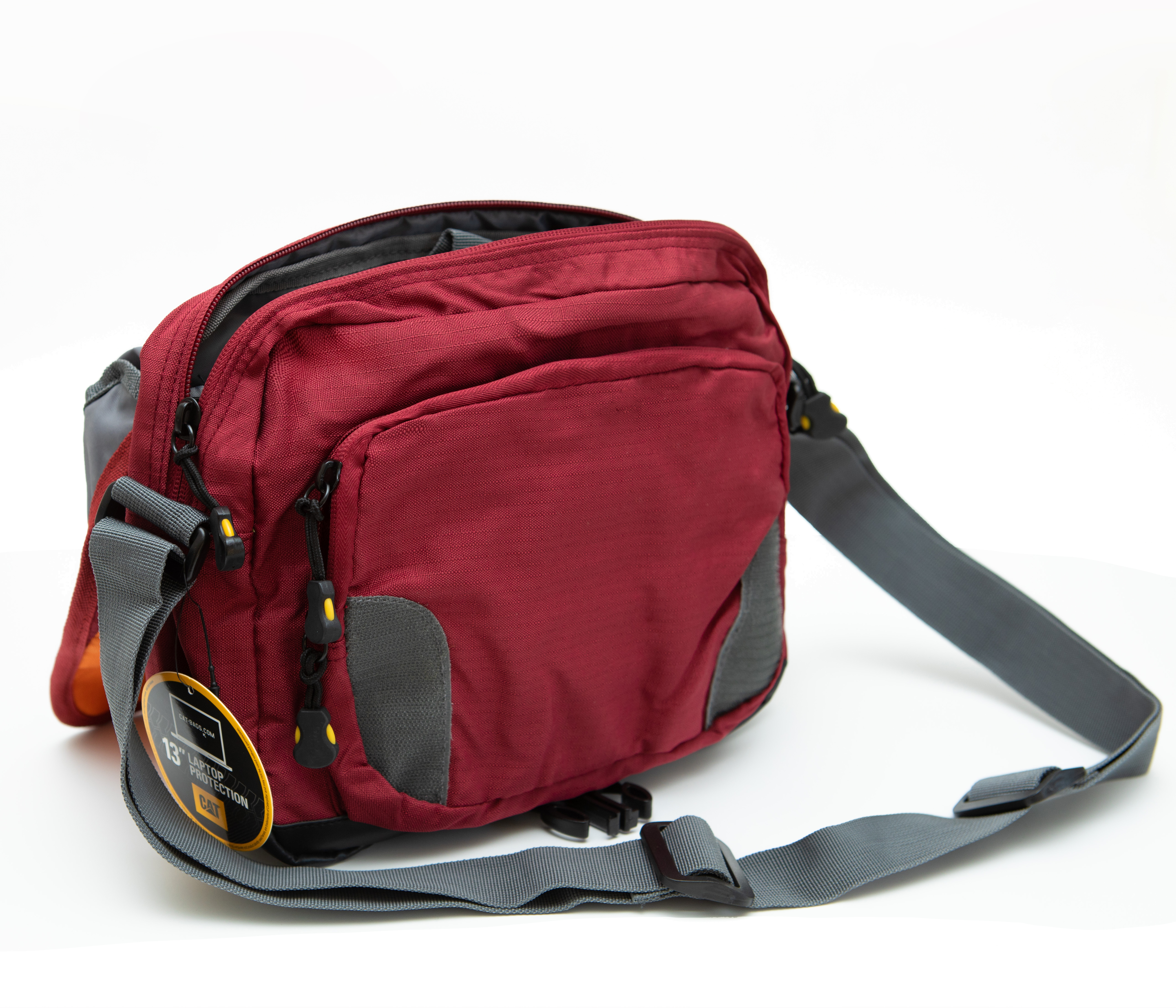Сумка Caterpillar MAROON/ORANGE SMALL MESSENGER IRON URBAN ACTIVE