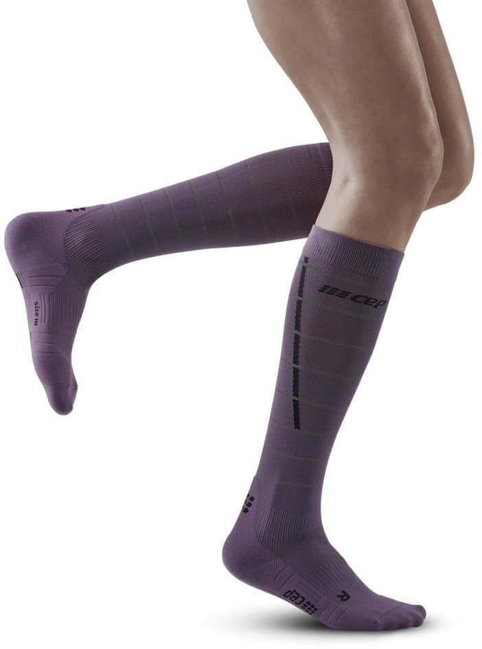 Женские компрессионные гольфы для активного отдыха CEP Reflection Compression Knee Socks