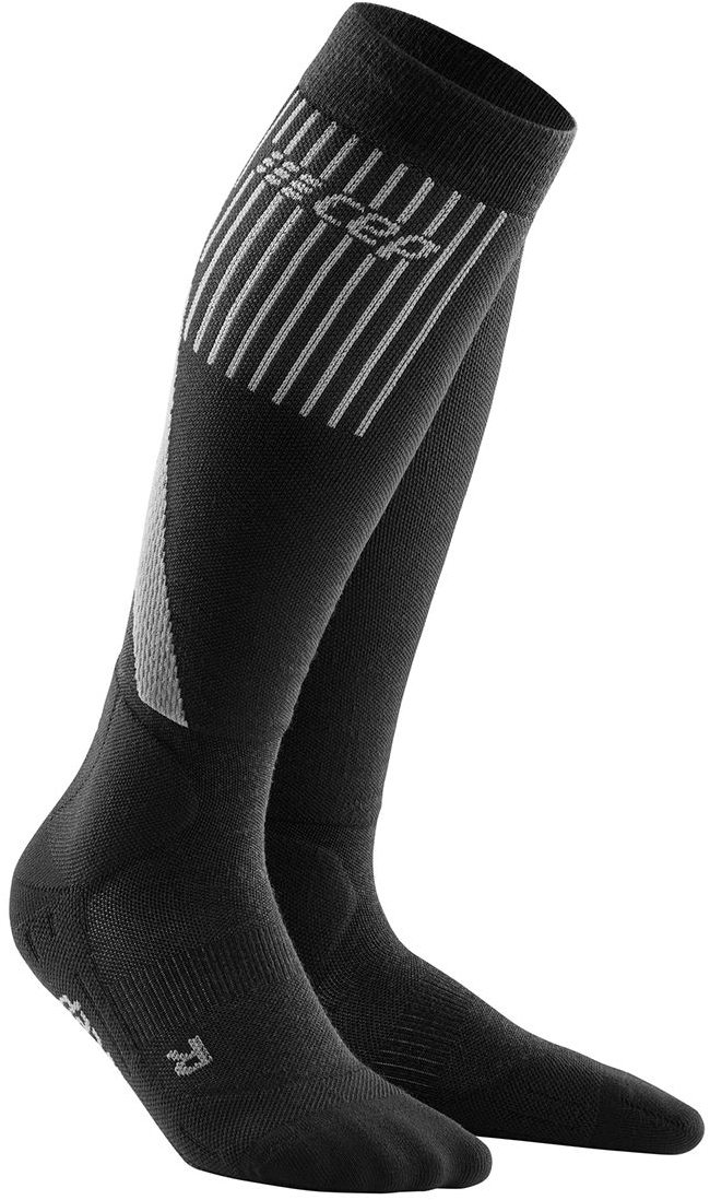 Мужские компрессионные гольфы с шерстью мериноса для бега CEP Compression Merino knee socks