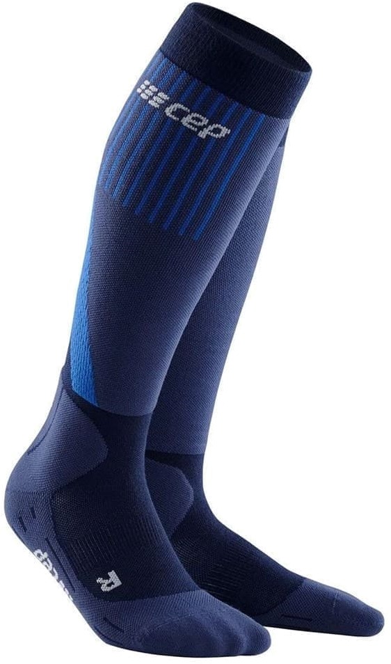 Мужские компрессионные гольфы с шерстью мериноса для бега CEP Compression Merino knee socks