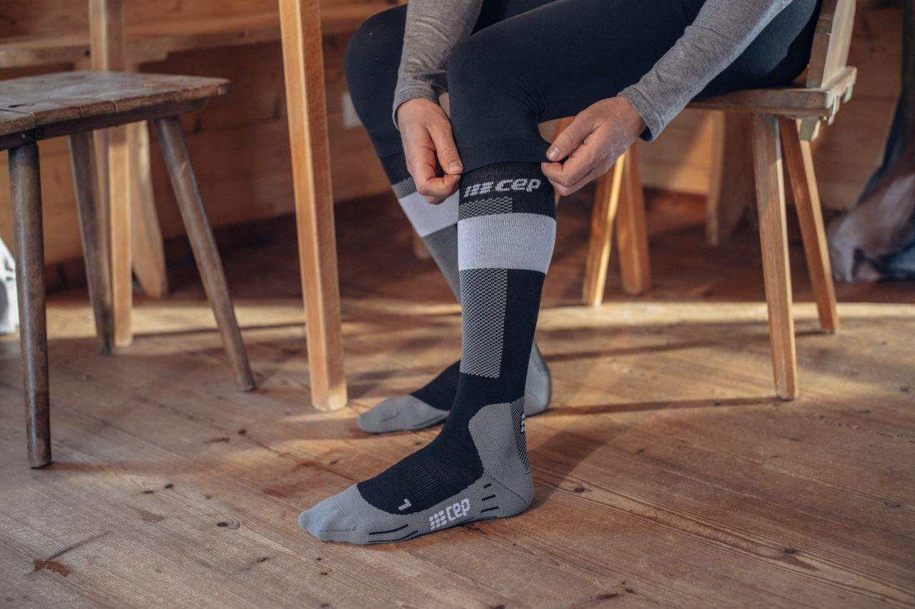 Компрессионные гольфы CEP для катания на лыжах Cep Compression Knee Socks
