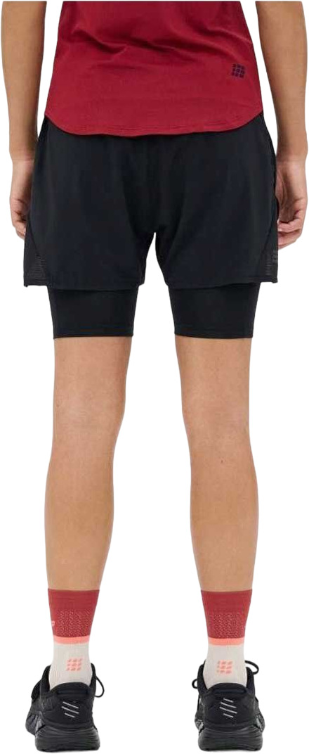 Женские компрессионные шорты 2 в 1 для бега CEP Run Compression Shorts 2 in 1
