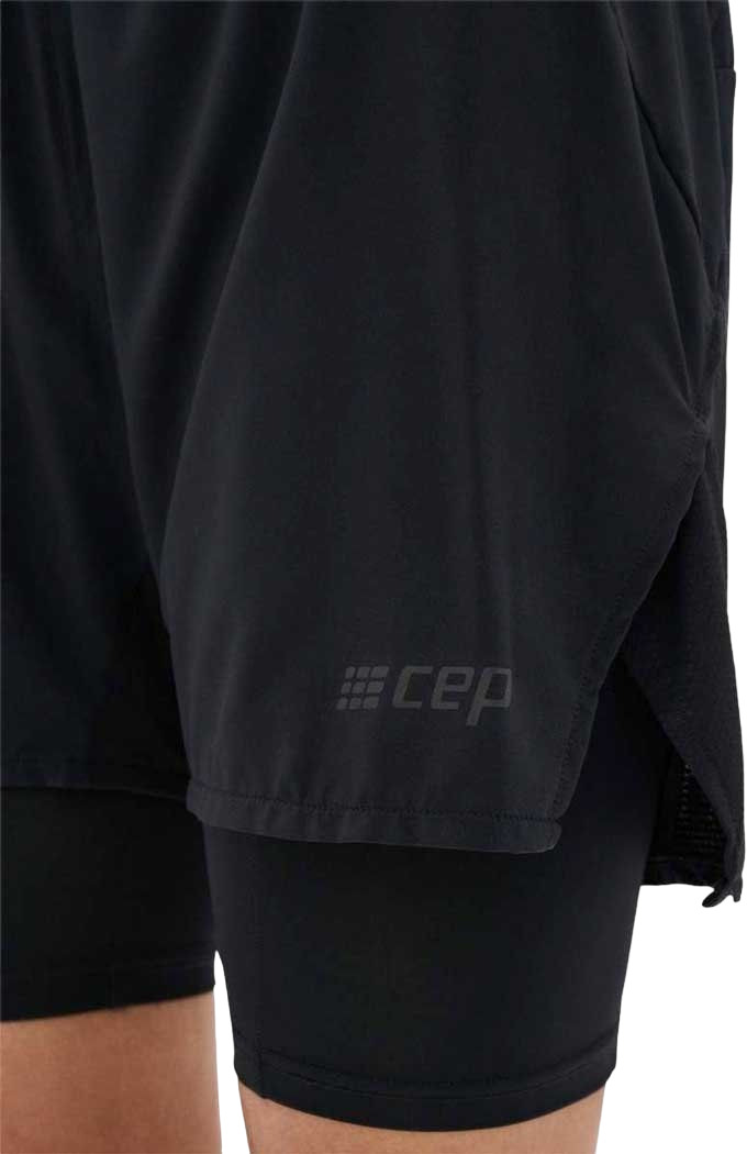 Женские компрессионные шорты 2 в 1 для бега CEP Run Compression Shorts 2 in 1