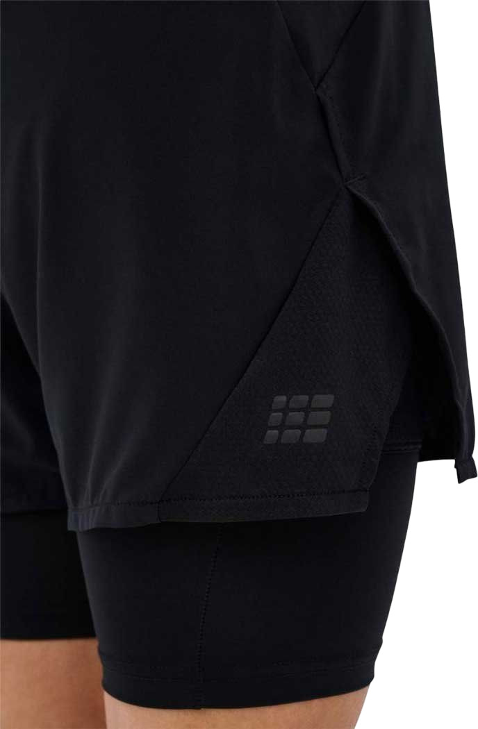 Женские компрессионные шорты 2 в 1 для бега CEP Run Compression Shorts 2 in 1