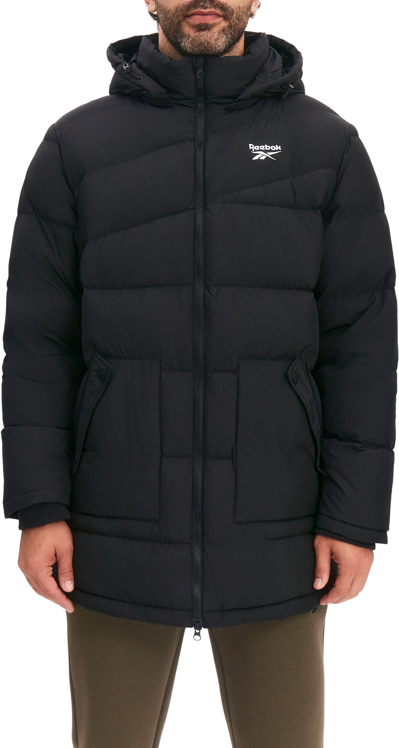 Пуховик Reebok Temu Long Down Jacket