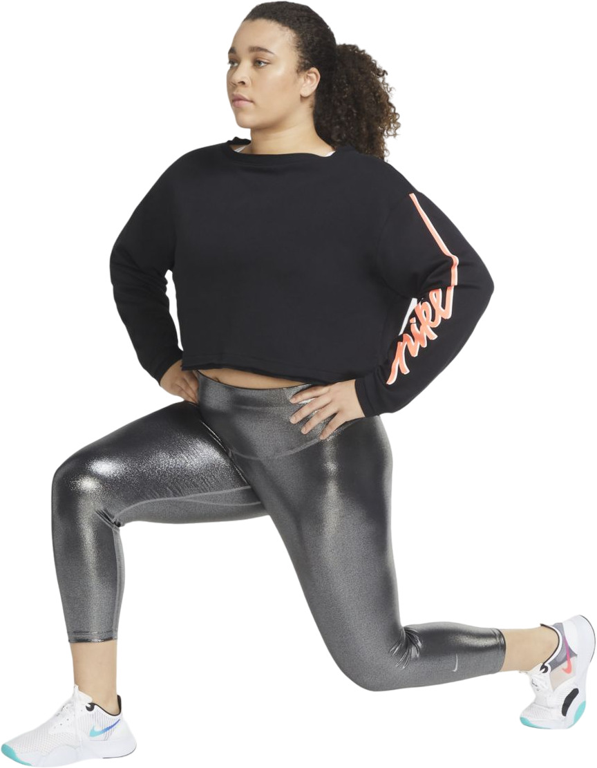 Леггинсы W NIKE ONE TGT 7/8 ICN PLUS