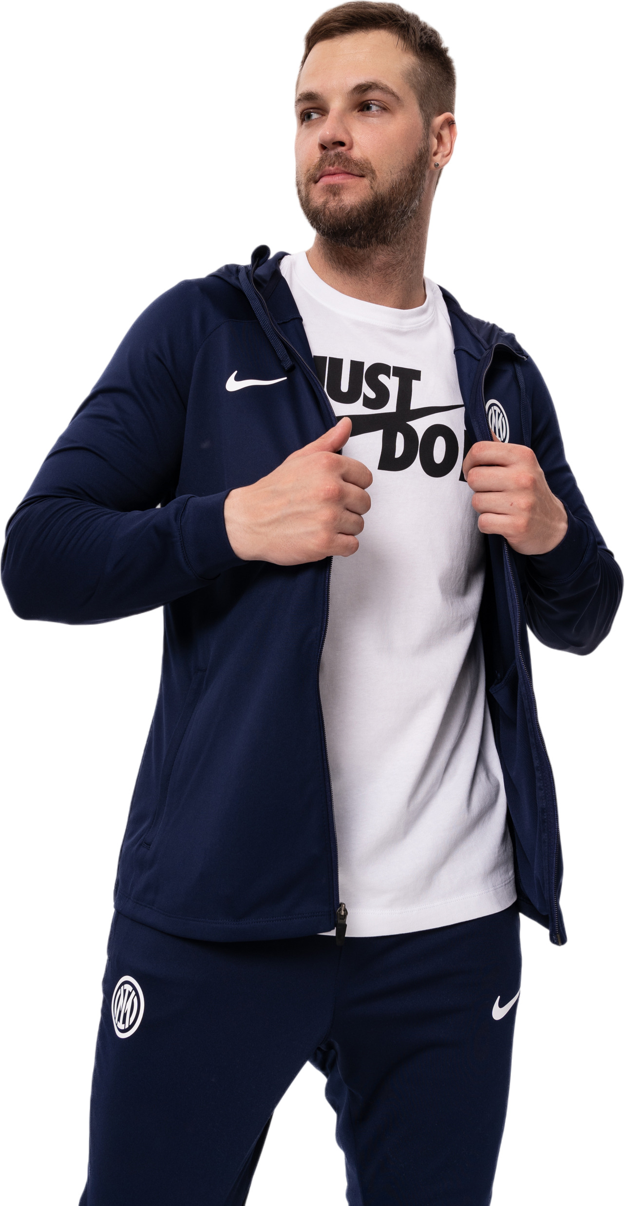 Спортивный костюм Nike M Inter Milan Strike Dri-Fit Hooded Football Tracksuit