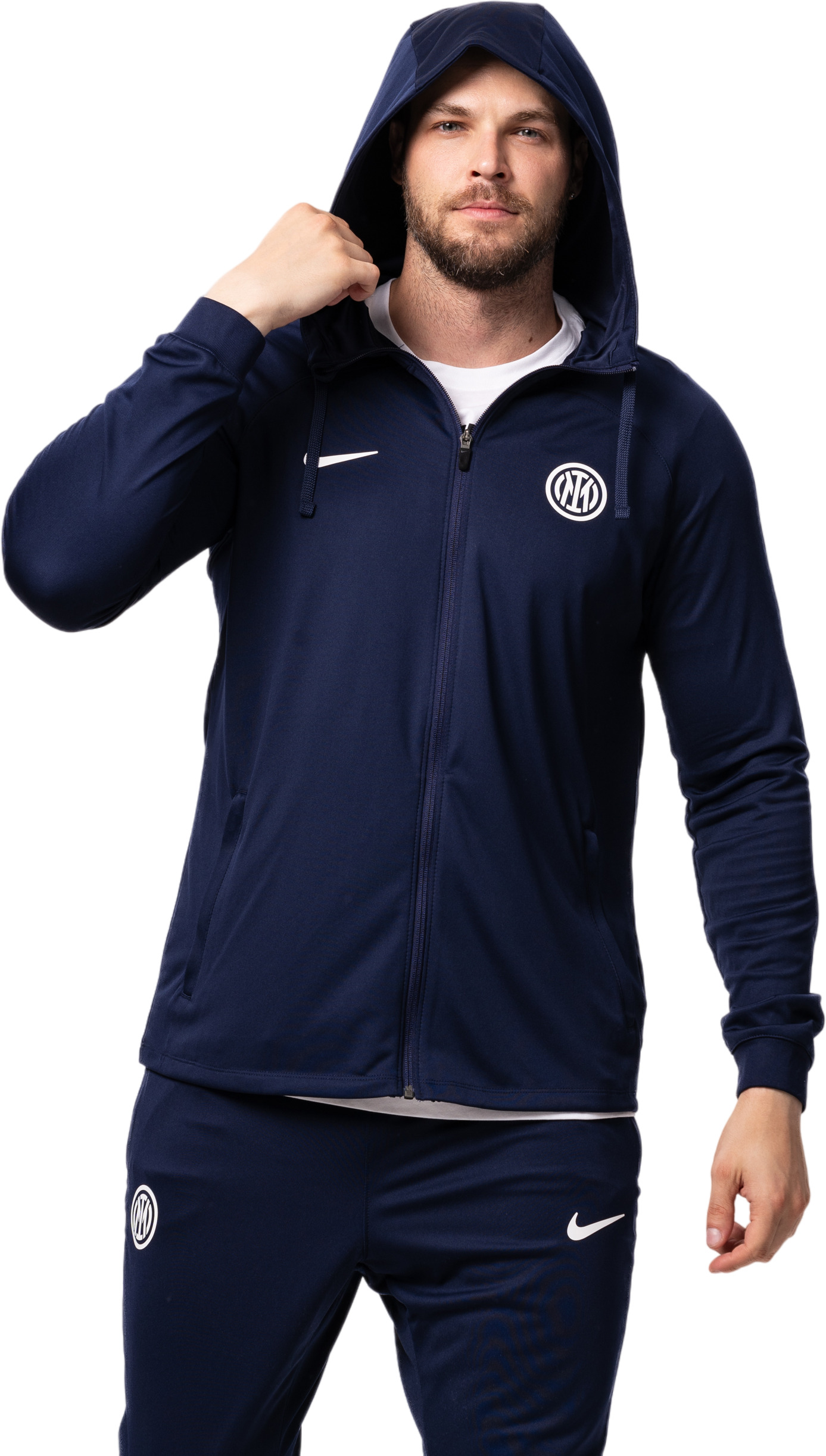 Спортивный костюм Nike M Inter Milan Strike Dri-Fit Hooded Football Tracksuit