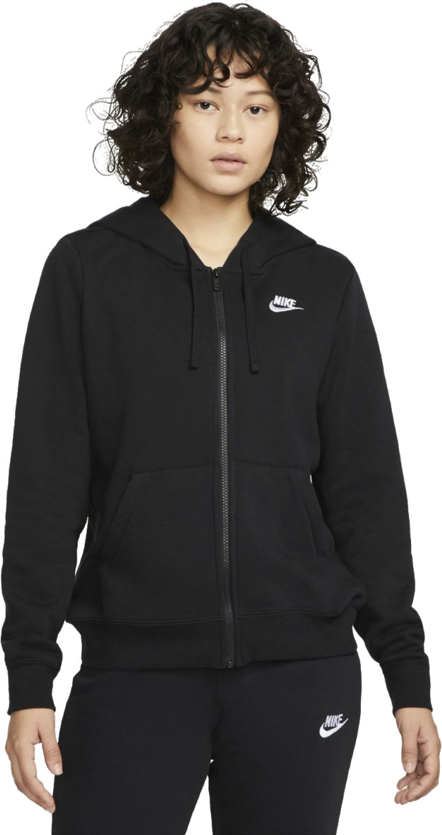 Толстовка Nike W NSW CLUB FLC FZ HOODIE STD