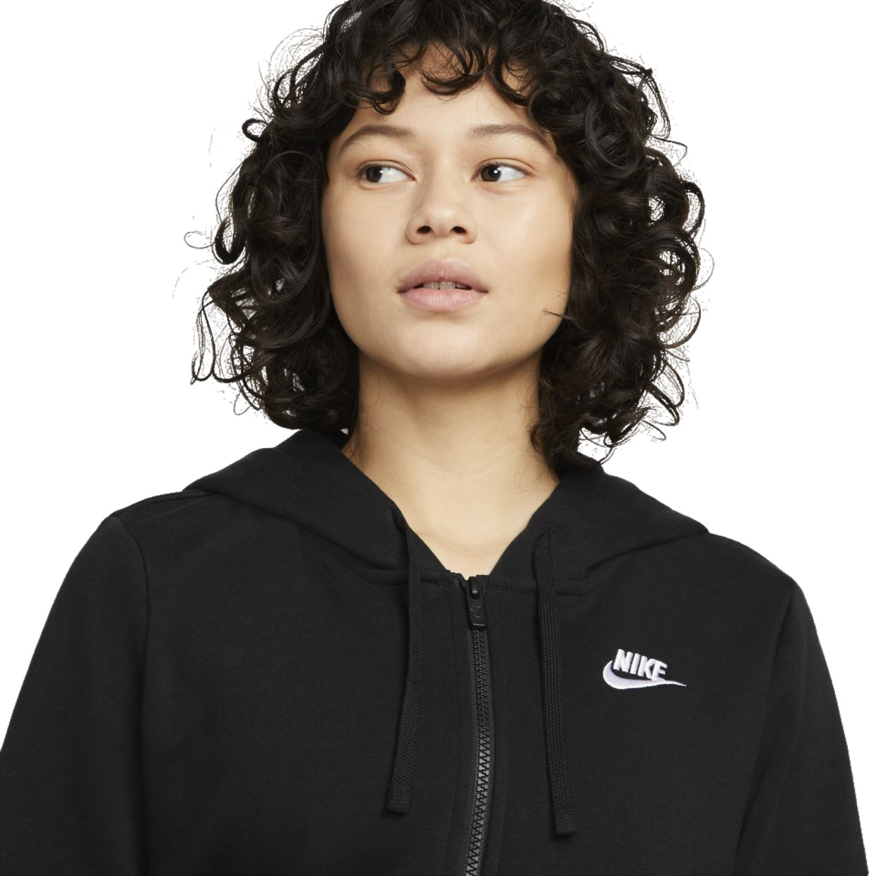 Толстовка Nike W NSW CLUB FLC FZ HOODIE STD