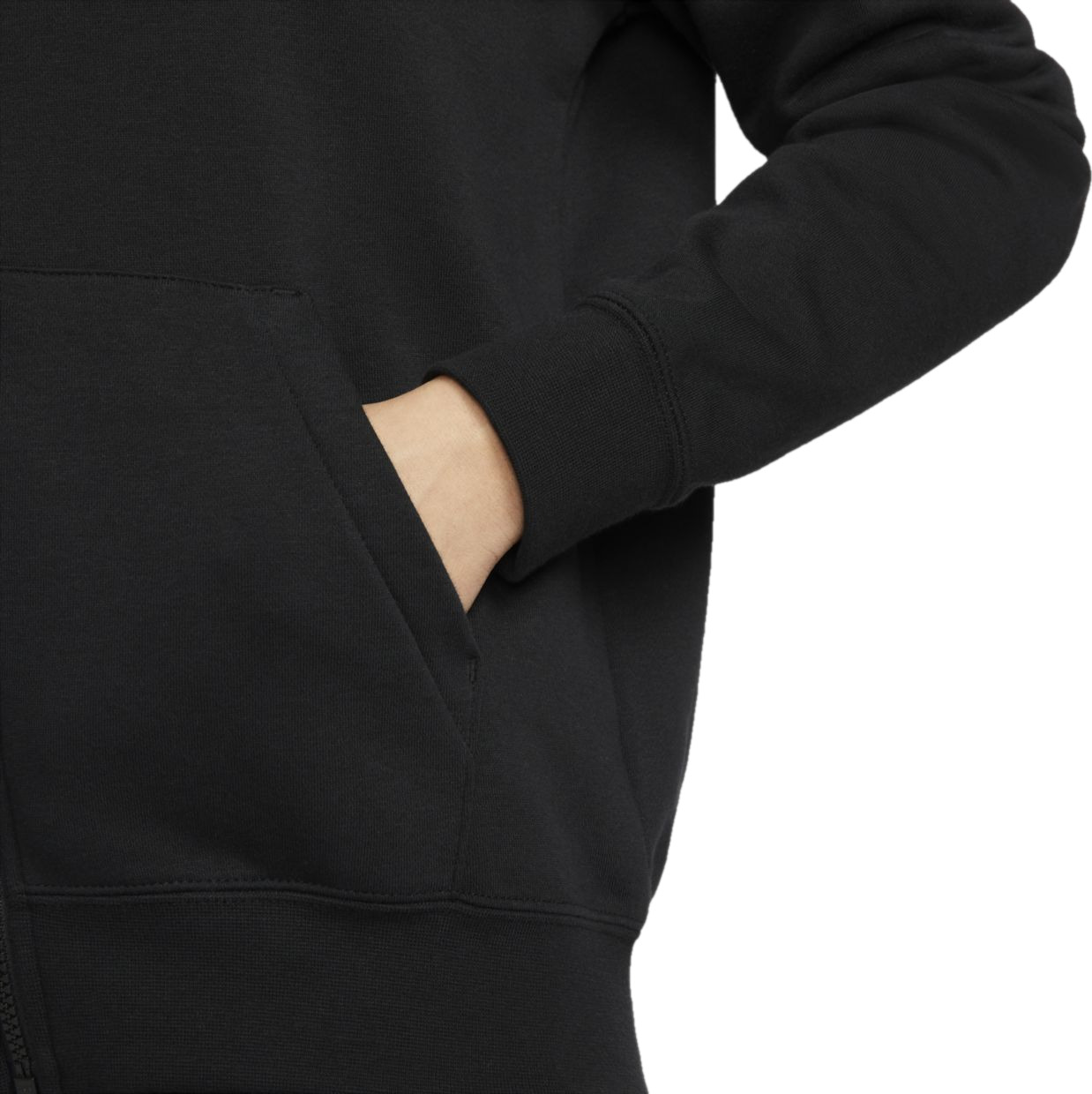 Толстовка Nike W NSW CLUB FLC FZ HOODIE STD