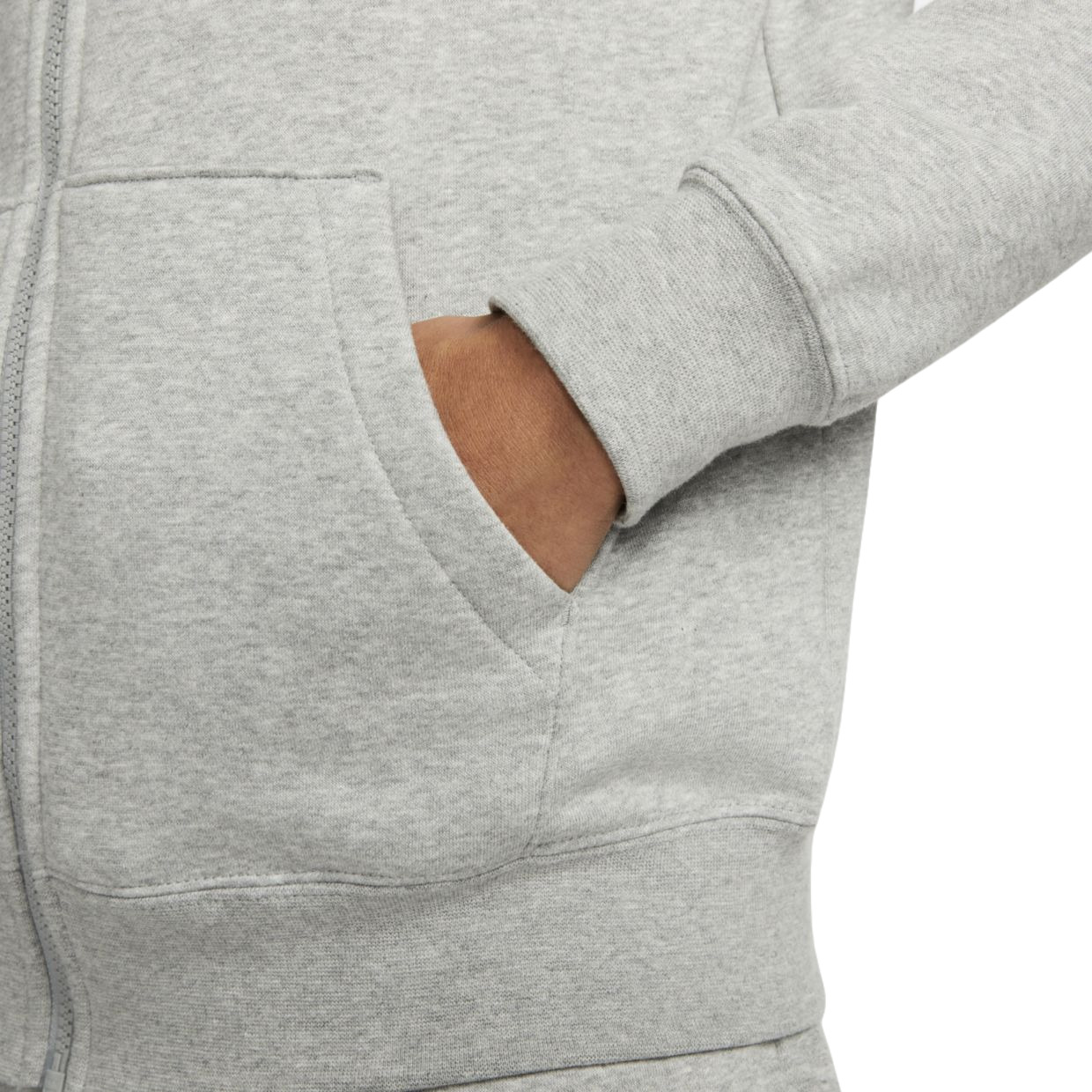 Толстовка Nike W Sportswear Club Fleece Full-Zip Hoodie