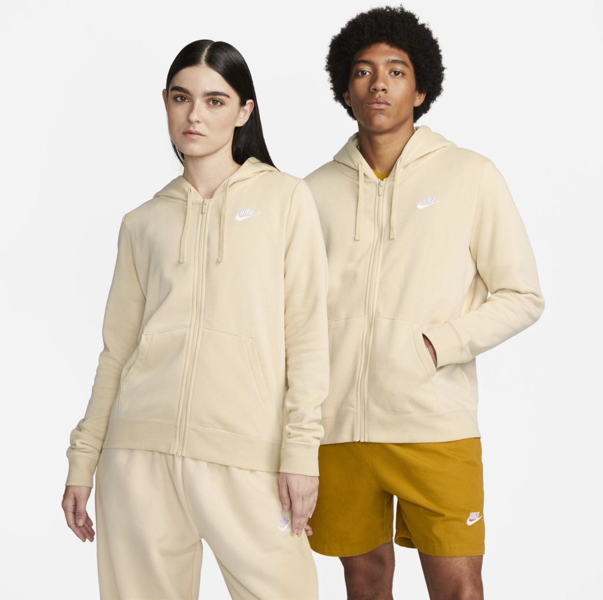 Толстовка Nike W Club Fleece Full-Zip Hoodie