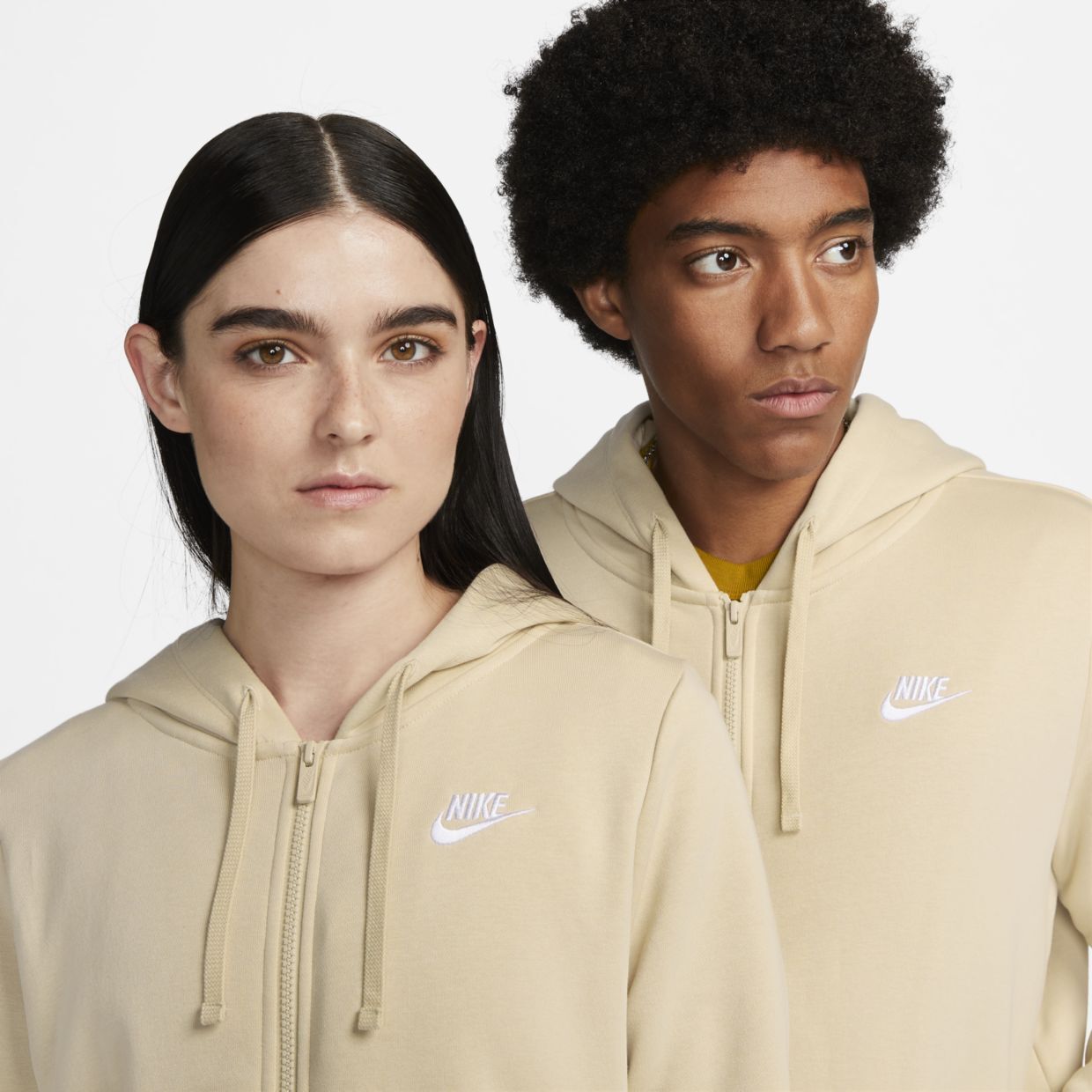 Толстовка Nike W Club Fleece Full-Zip Hoodie