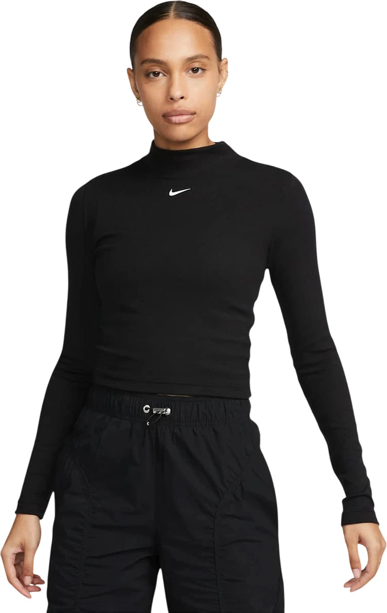 Лонгслив Nike W NSW ESSNTL RIB MOCK LS TOP