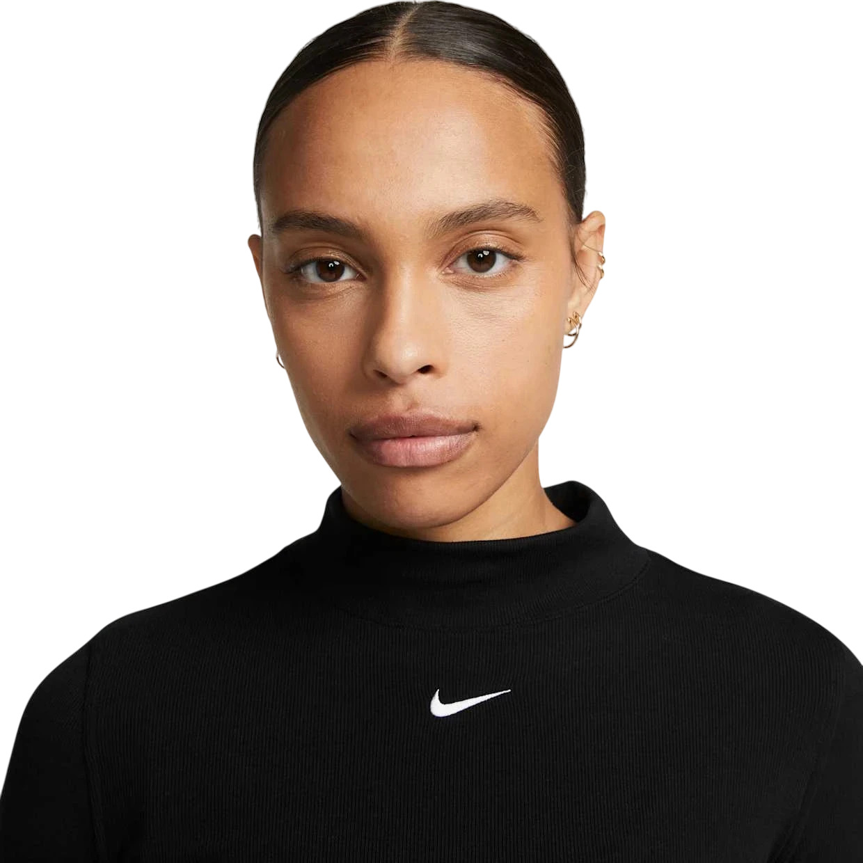 Лонгслив Nike W NSW ESSNTL RIB MOCK LS TOP