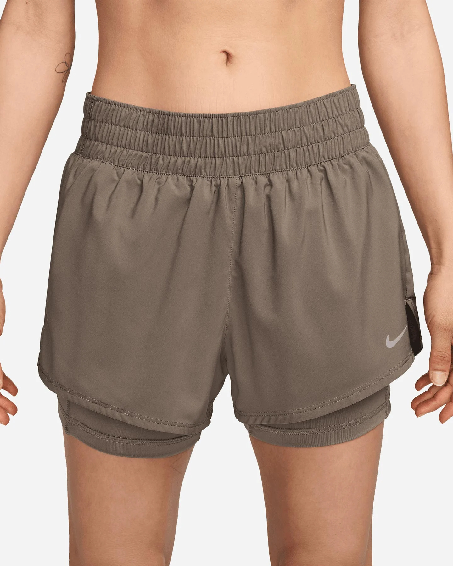 Шорты Nike W NK ONE DF MR 3IN 2N1 SHORT