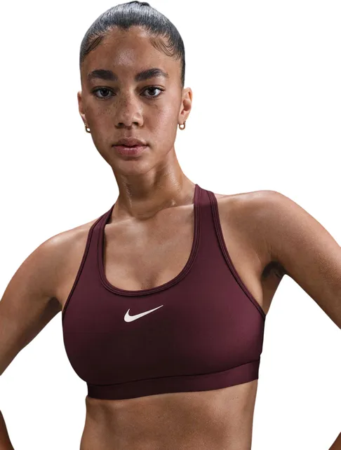 Топ Nike W Nk Swsh Med Spt Bra (DX6821-652) купить за 6199 руб. в