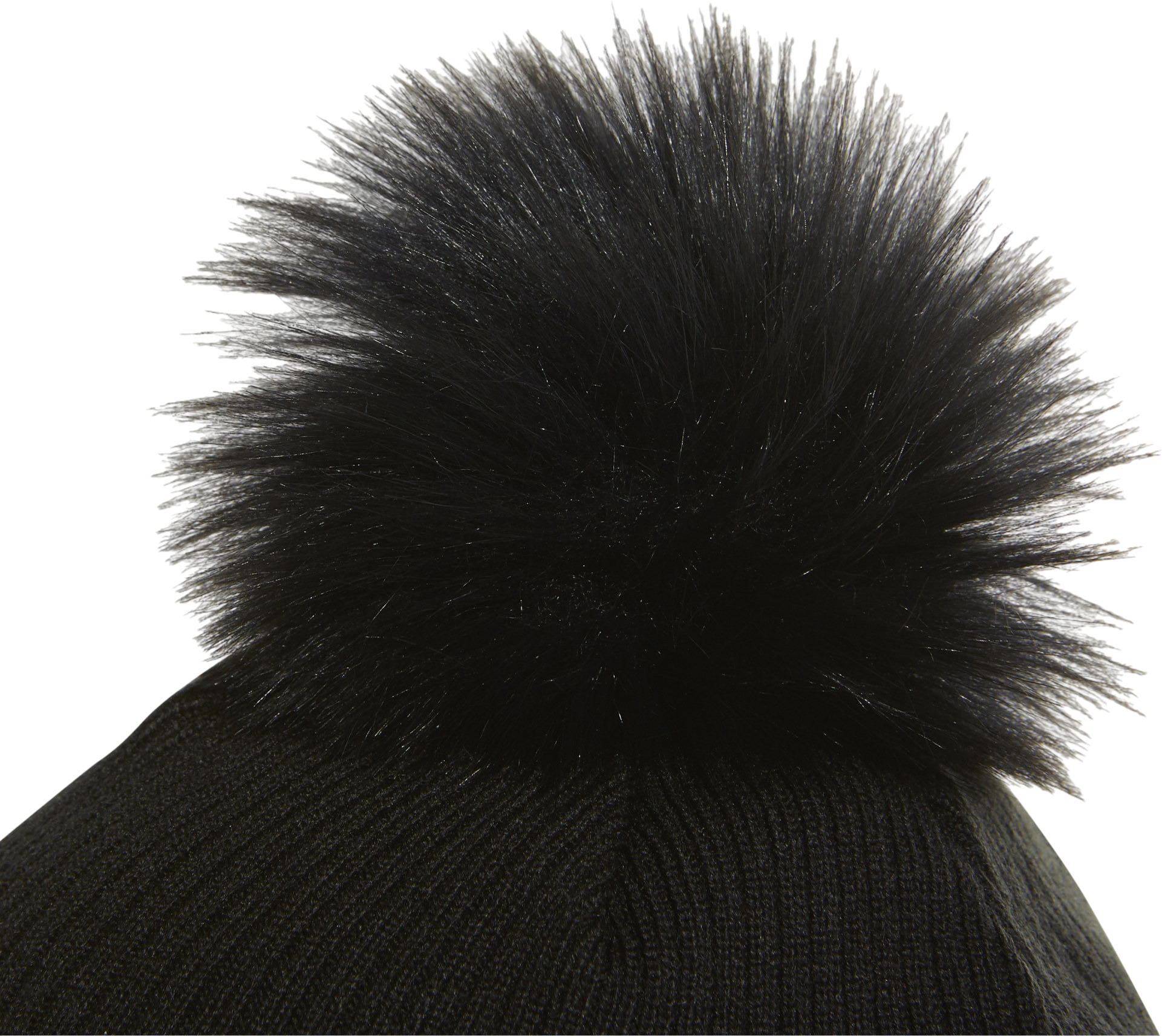 Шапка Adidas W FUR POM BEANI     BLACK
