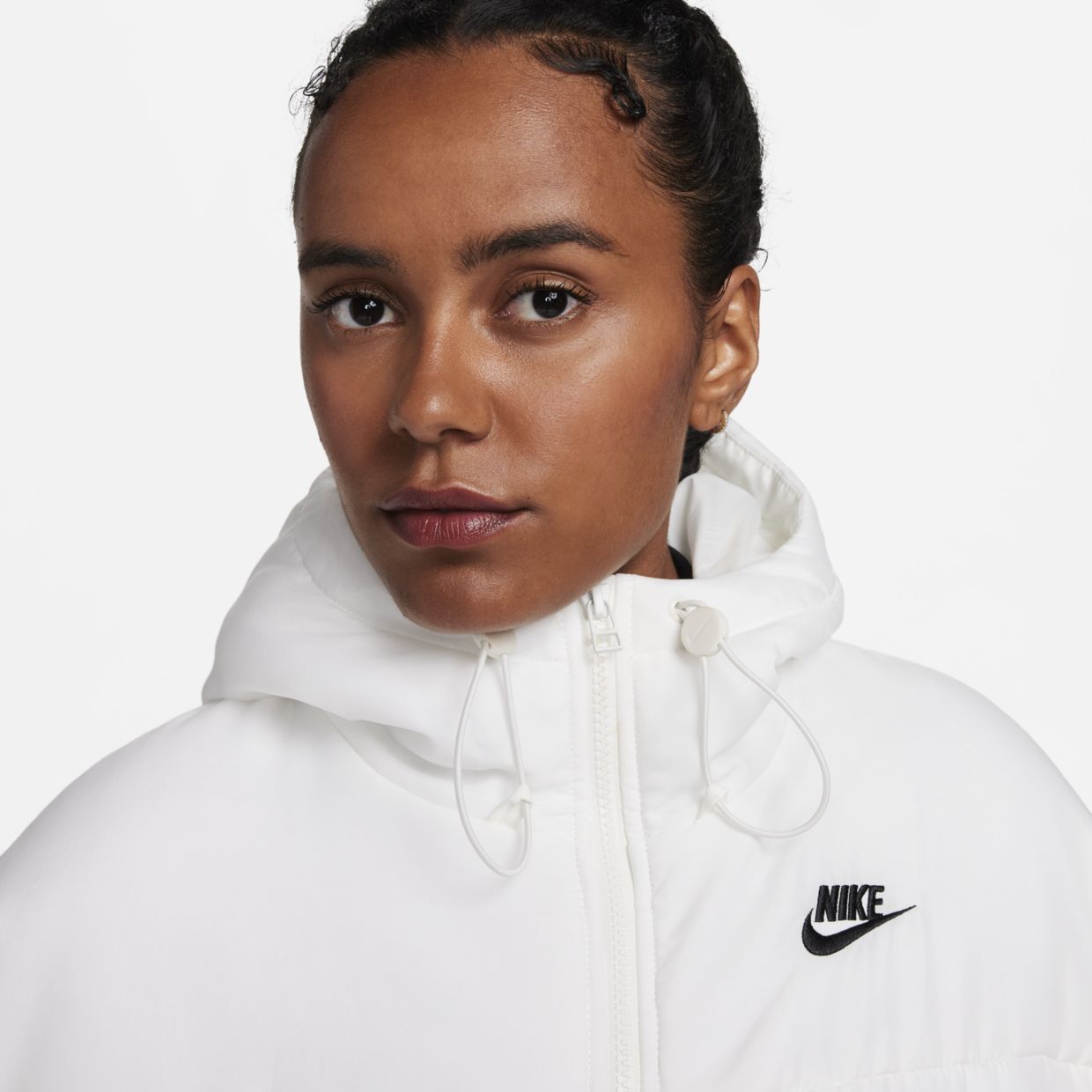 Куртка Nike W Sportswear Classic Puffer Therma-FIT Loose Hooded Jacket