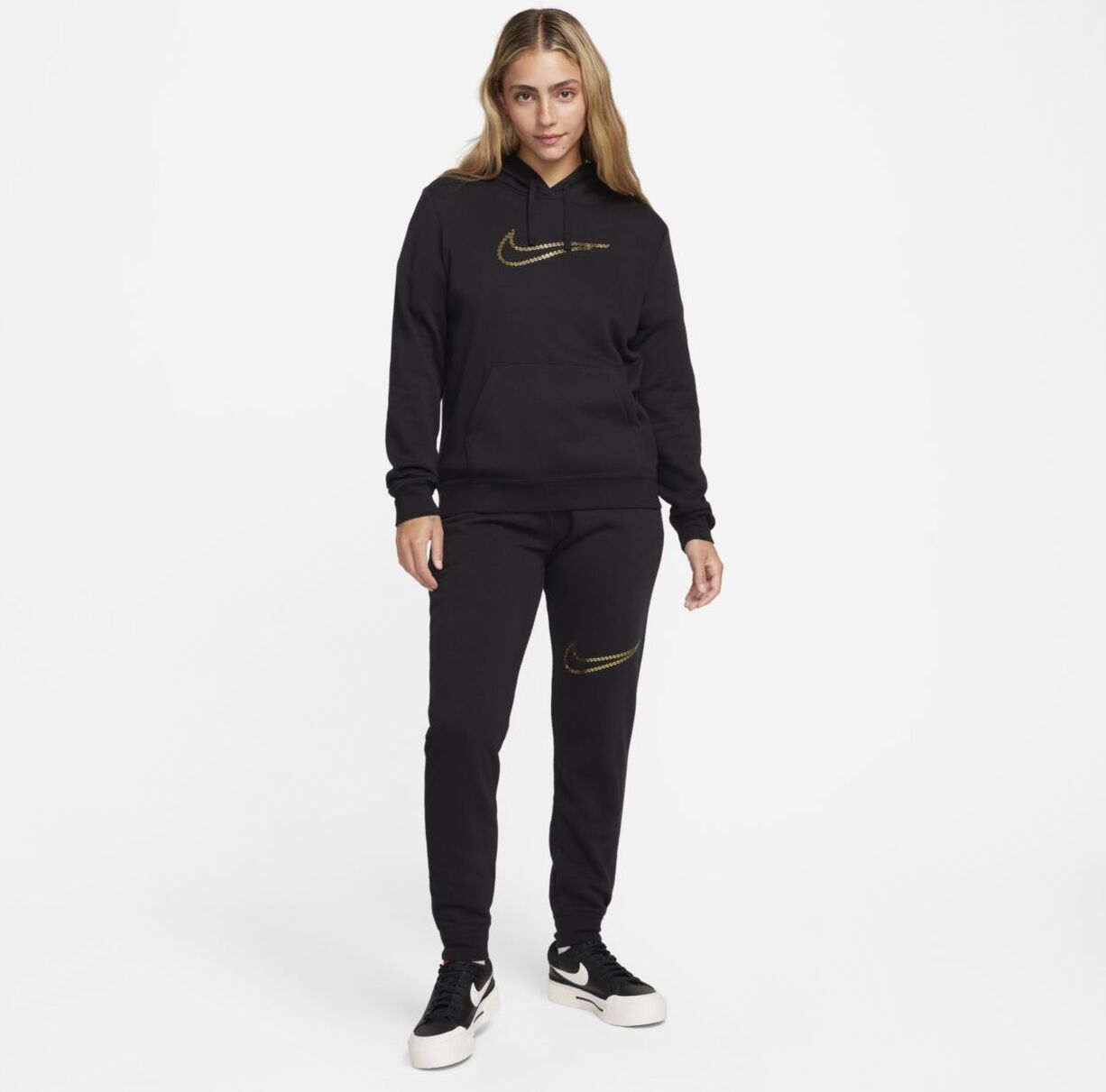 Брюки Nike W Sportswear Club Fleece Mid-rise pants