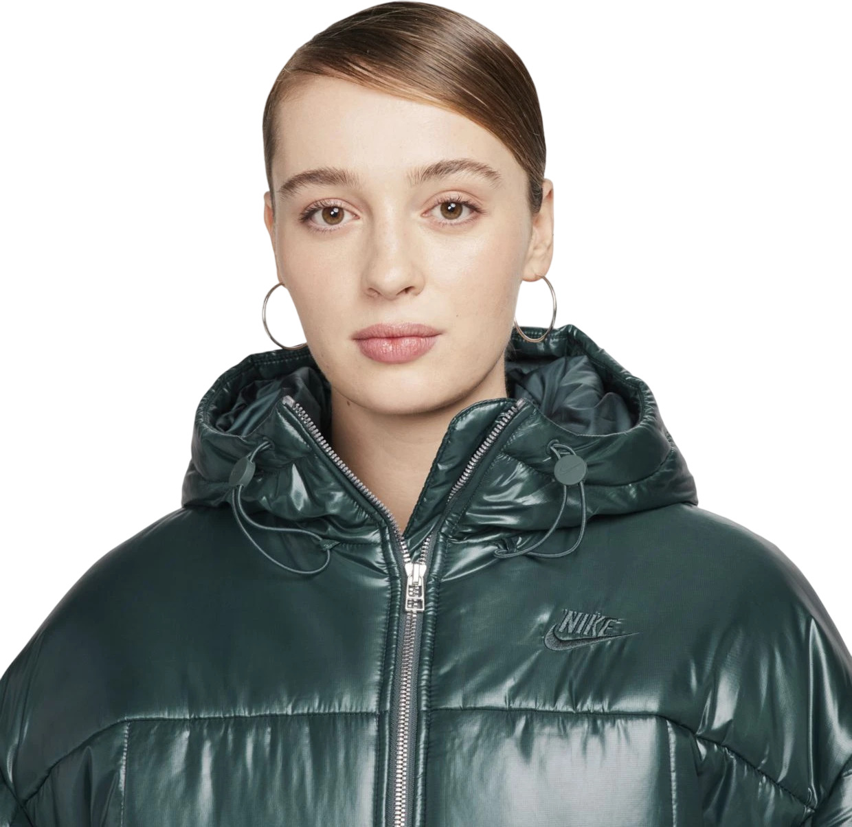 Куртка Nike W Classic Puffer Shine Therma-FIT Loose Jacket