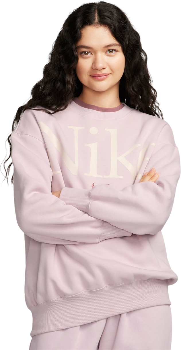 Толстовка Nike W Nsw Phnx Flc Os Logo Crew