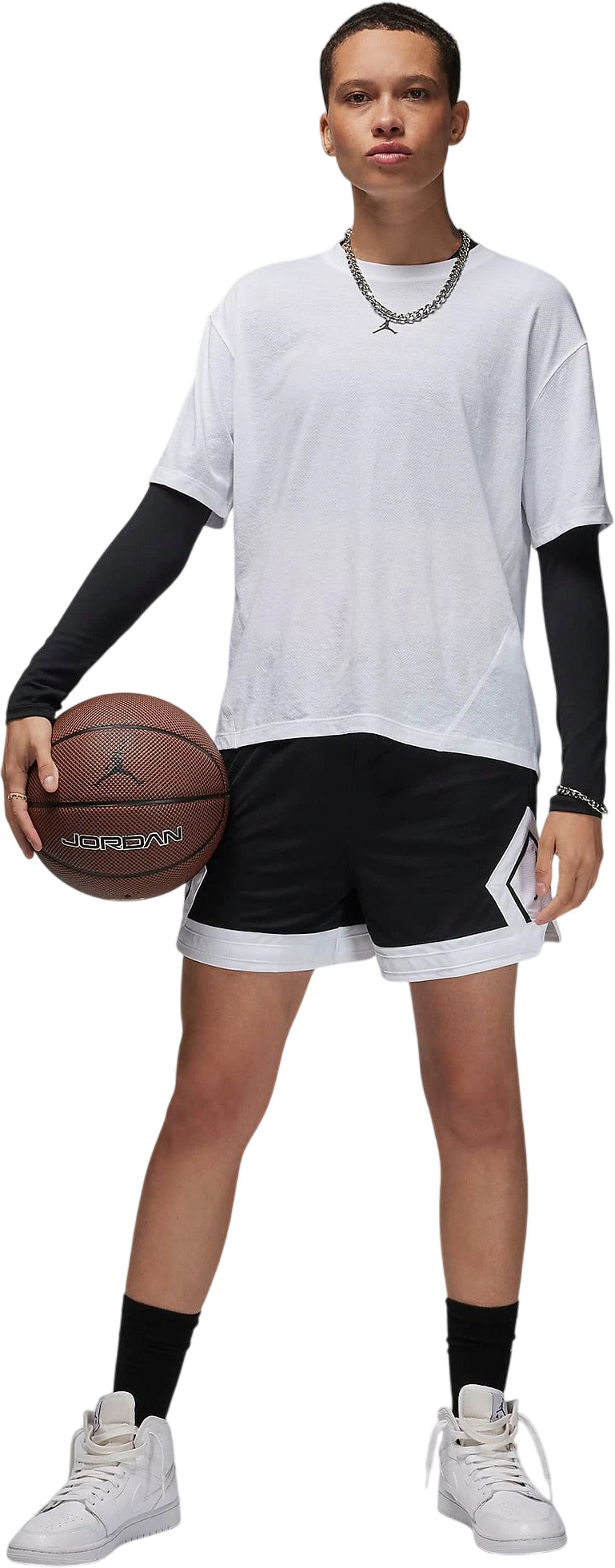 Футболка Nike W J SPT DIAMOND SS TOP