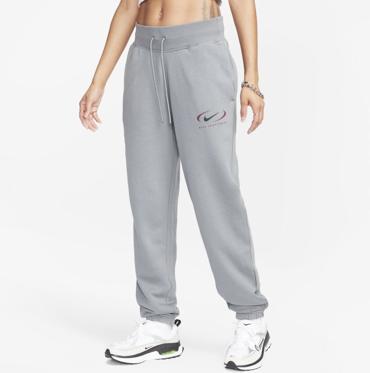 Брюки Nike W Phoenix Fleece Oversized High-Waisted Trousers