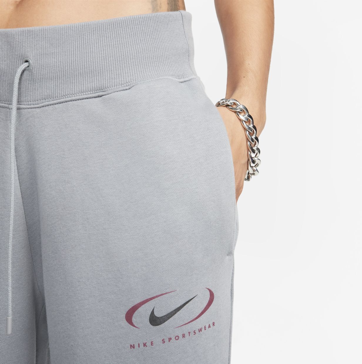 Брюки Nike W Phoenix Fleece Oversized High-Waisted Trousers