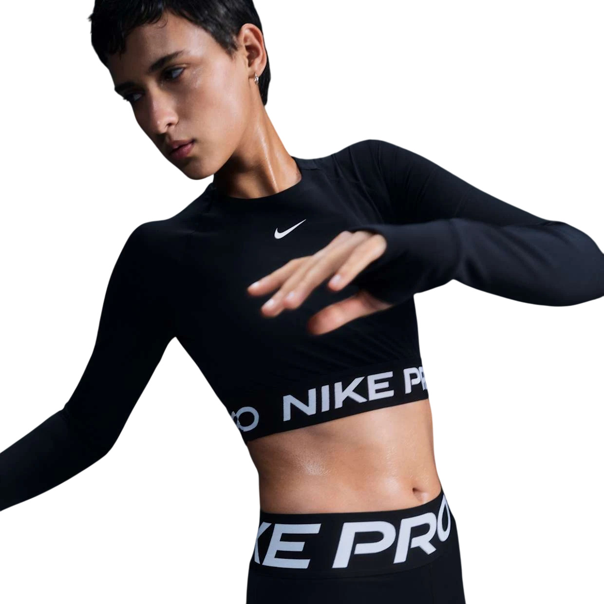 Лонгслив Nike Pro Df 365 Crop Ls
