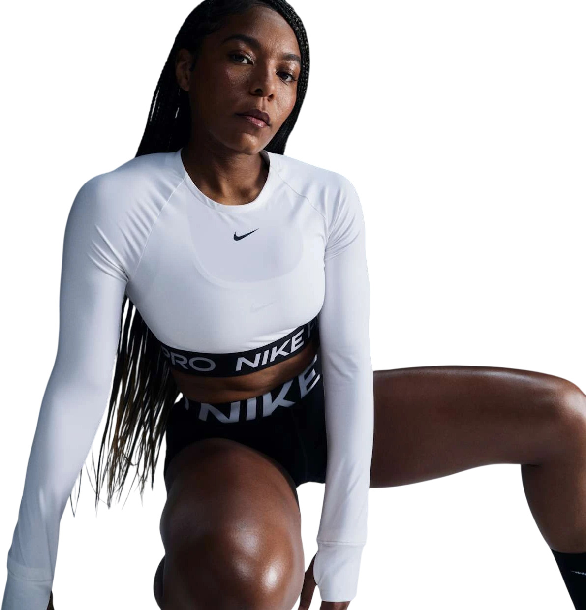 Лонгслив Nike Pro Df 365 Crop Ls