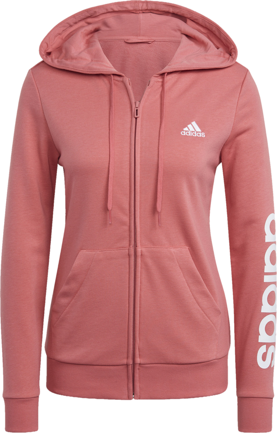Толстовка Adidas Woman Essentials Logo Full-Zip Hoodie