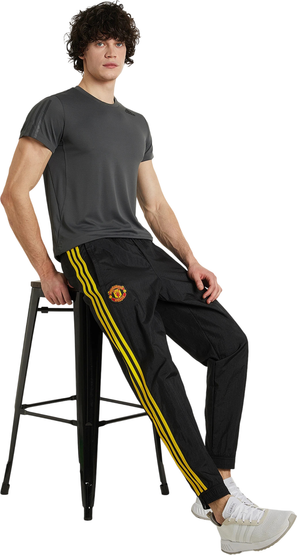 Брюки Adidas Mufc Icon Wo Pn