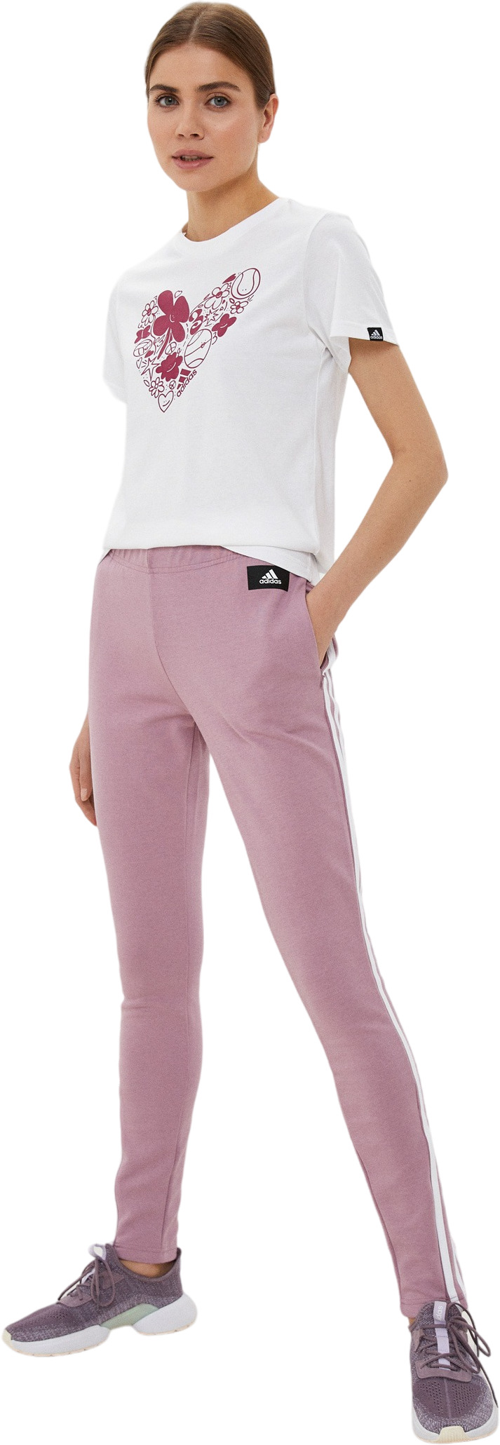 Брюки Adidas W Future Icons 3-Stripes Skinny Pants